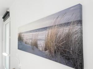ein Bild eines Strandes mit Sanddünen und Gras in der Unterkunft Studio entre Bordeaux et l'Atlantique - Jardin in Saint-Médard-en-Jalles + 16 Fotos
