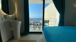 Balkón alebo terasa v ubytovaní Rethymno Hills Apartments