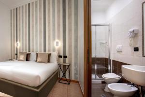 Koupelna v ubytování Hotel Ciao