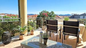 Balkón alebo terasa v ubytovaní Avalena Penthouse