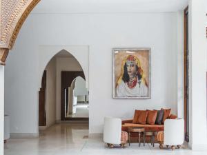 Et sittehjørne på Sofitel Agadir Royal Bay Resort