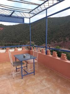 Balkón nebo terasa v ubytování Auberge kasbah tifirte
