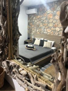 Posezení v ubytování Aithonas Villa