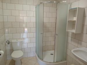 Koupelna v ubytování Apartamenty Jakob