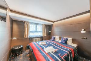 Postel nebo postele na pokoji v ubytování Botel Albatros