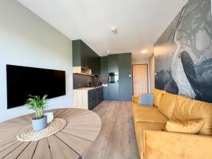 Η κουζίνα ή μικρή κουζίνα στο Apartament Ciri Q4Apartments