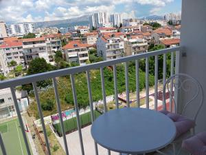 Balkón nebo terasa v ubytování Apartment Magical view