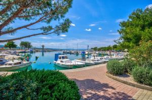 a bunch of boats docked in a harbor at Ferienhaus für 7 Personen ca 90 qm in Crikvenica, Kvarner Bucht Crikvenica und Umgebung in Crikvenica