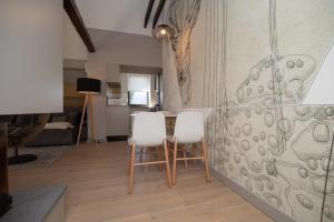 Kuchyň nebo kuchyňský kout v ubytování Apartment APEX