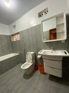 A bathroom at BIZI HOMES