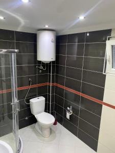 Baðherbergi á Apartman Pineta
