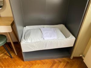 Postel nebo postele na pokoji v ubytování Megaride's dépendance