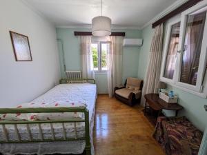 Кровать или кровати в номере Traditional house with fresh vegetables garden