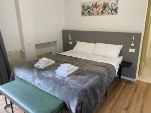 Postel nebo postele na pokoji v ubytování Megaride's dépendance + 26 fotografií