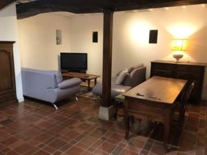 Χώρος καθιστικού στο Le Hameau