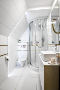 Kúpeľňa v ubytovaní Apartamenty Mrozówka