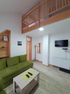 TV a/nebo společenská místnost v ubytování Apartmani Milutinovic