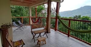 Nespecifikovaný výhled na hory nebo výhled na hory při pohledu z apartmánu