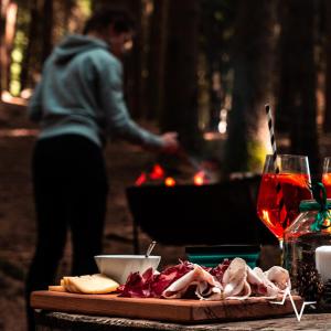 Nápoje v ubytování Placàt Eco Camping nel bosco + 12 fotografií
