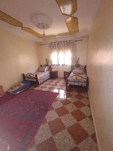 Postel nebo postele na pokoji v ubytování المسير 2