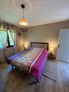 Gîte du Pexas客房内的一张或多张床位