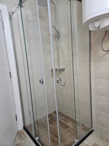 Koupelna v ubytování Apartman Sky