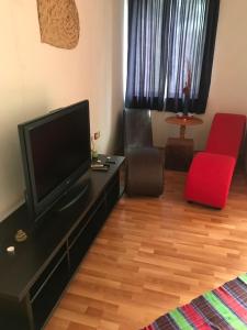 Un televizor și/sau centru de divertisment la Apartman