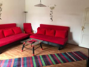 O zonă de relaxare la Apartman