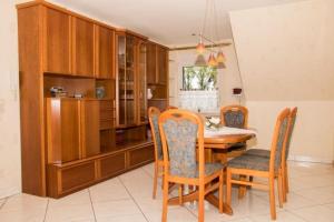 Kuchyň nebo kuchyňský kout v ubytování Ferienwohnung Kanalblick