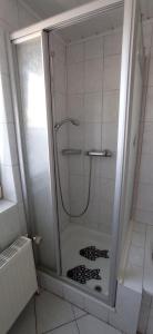 Koupelna v ubytování Ferienwohnung Kanalblick