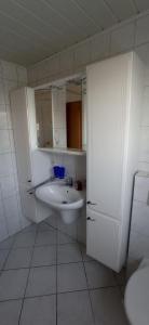 Koupelna v ubytování Ferienwohnung Kanalblick