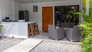 TV a/nebo společenská místnost v ubytování Playa Negra Home's CR