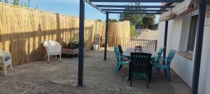Patio alebo iná vonkajšia časť ubytovania Casa de vacaciones