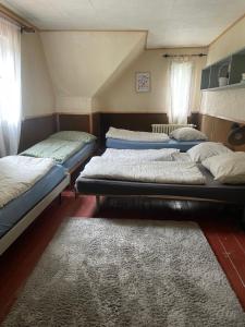 Postel nebo postele na pokoji v ubytování Horská Chata Gírová