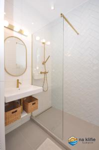 Koupelna v ubytování Apartament na klifie - Łukęcin