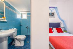 Koupelna v ubytování Klima Rooms + 37 fotografií