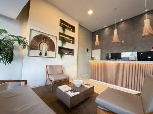 Χώρος καθιστικού στο Hotel Rotorua inn Fortaleza - Beira Mar