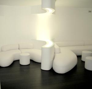 Posezení v ubytování Absoluto Design Hotel