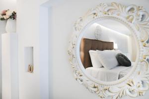 Postel nebo postele na pokoji v ubytování Petrakis home