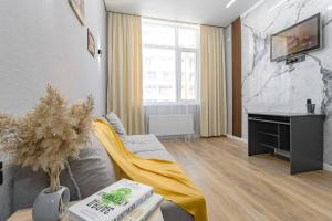 Χώρος καθιστικού στο Apartment near Astana Arena, EXPO 2017