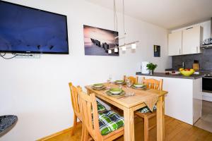 Kuchyň nebo kuchyňský kout v ubytování D5-667 Meerblick, strandnah