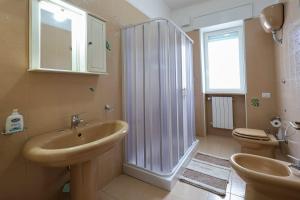 Koupelna v ubytování casa vacanze NONNOFIORE