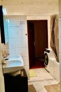 Koupelna v ubytování U6 Schöpfwerk Home