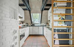 Η κουζίνα ή μικρή κουζίνα στο 3 Bedroom Beautiful Home In Gilleleje