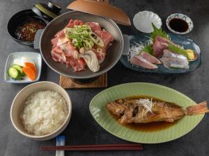 Налични за гостите опции за обяд и/или вечеря в ひだまりinn
