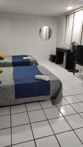 Krevet ili kreveti u jedinici u okviru objekta Hotel Matamoros