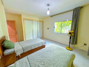 Luxury duplex - Private pool - Sea view & Fast wifi 객실 침대