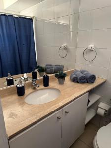 Ένα μπάνιο στο DV Apartments