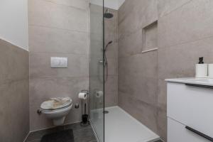 Koupelna v ubytování Sita Apartmani