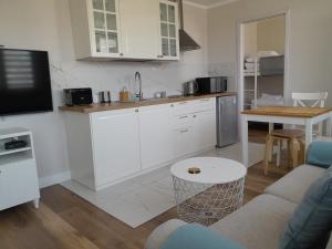 Kuchyňa alebo kuchynka v ubytovaní Nowe Apartamenty na Gryfa + 21 fotografií